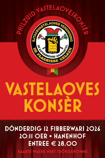 Kaart Vastelaovesconcert 2026